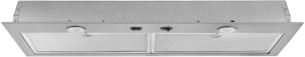 Front view of the Broan BBN1303SS 30” insert range hood 