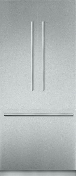 Front view of the Thermador Freedom Collection T36IT903NP French door refrigerator 