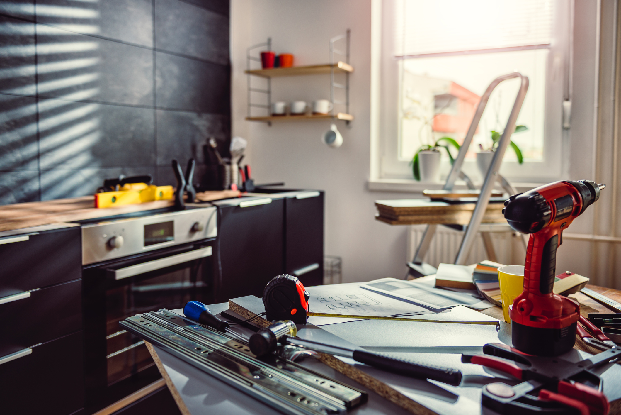 equipment and tools for kitchen remodel 