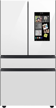 Front view of the Samsung RF23BB890012 French door refrigerator 