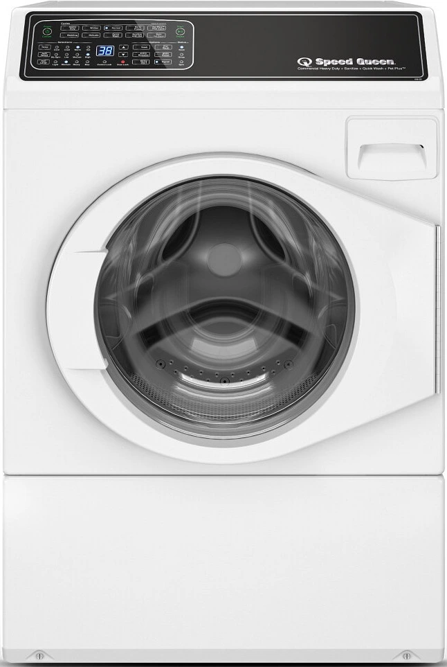 Front view of the Speed Queen FF7010WN front load washer 