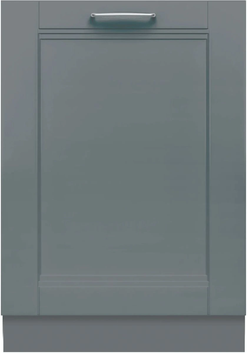 Front view of the Thermador Star Sapphire collection DWHD770CPR panel-ready dishwasher 