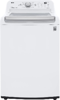 Front view of the LG WT7150CW top load washer 