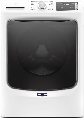 Front view of the Maytag MHW6630HW front load washer 
