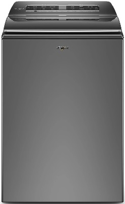 Front view of the Whirlpool WTW8127LC top load washer 