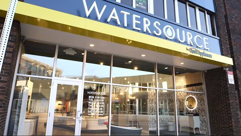 An outside view of the Don’s Appliances WATERSOURCE location in Pittsburgh 