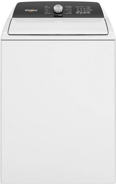 Front view of Whirlpool WTW5010LW impeller washer 