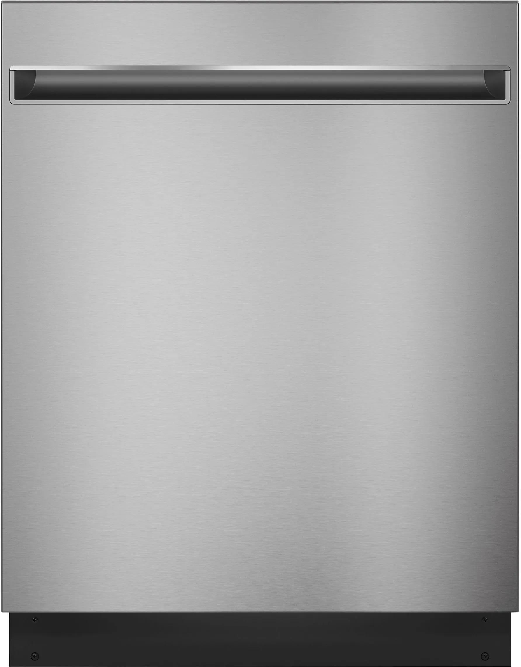 Front view of GE GDT225SSLSS stainless steel dishwasher 