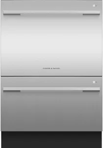 Front view of the Fisher & Paykel Series 9 double drawer dishwasher 