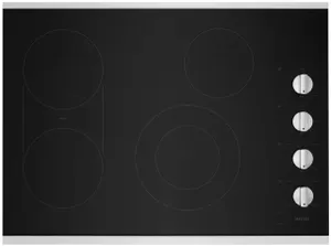 Overhead view of the Maytag MEC8830HS 30” electric cooktop 