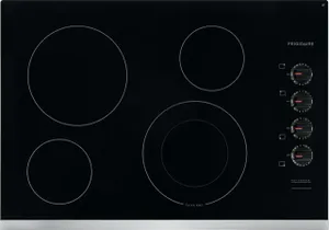 Overhead view of the Frigidaire FFEC3025US 30” electric cooktop 