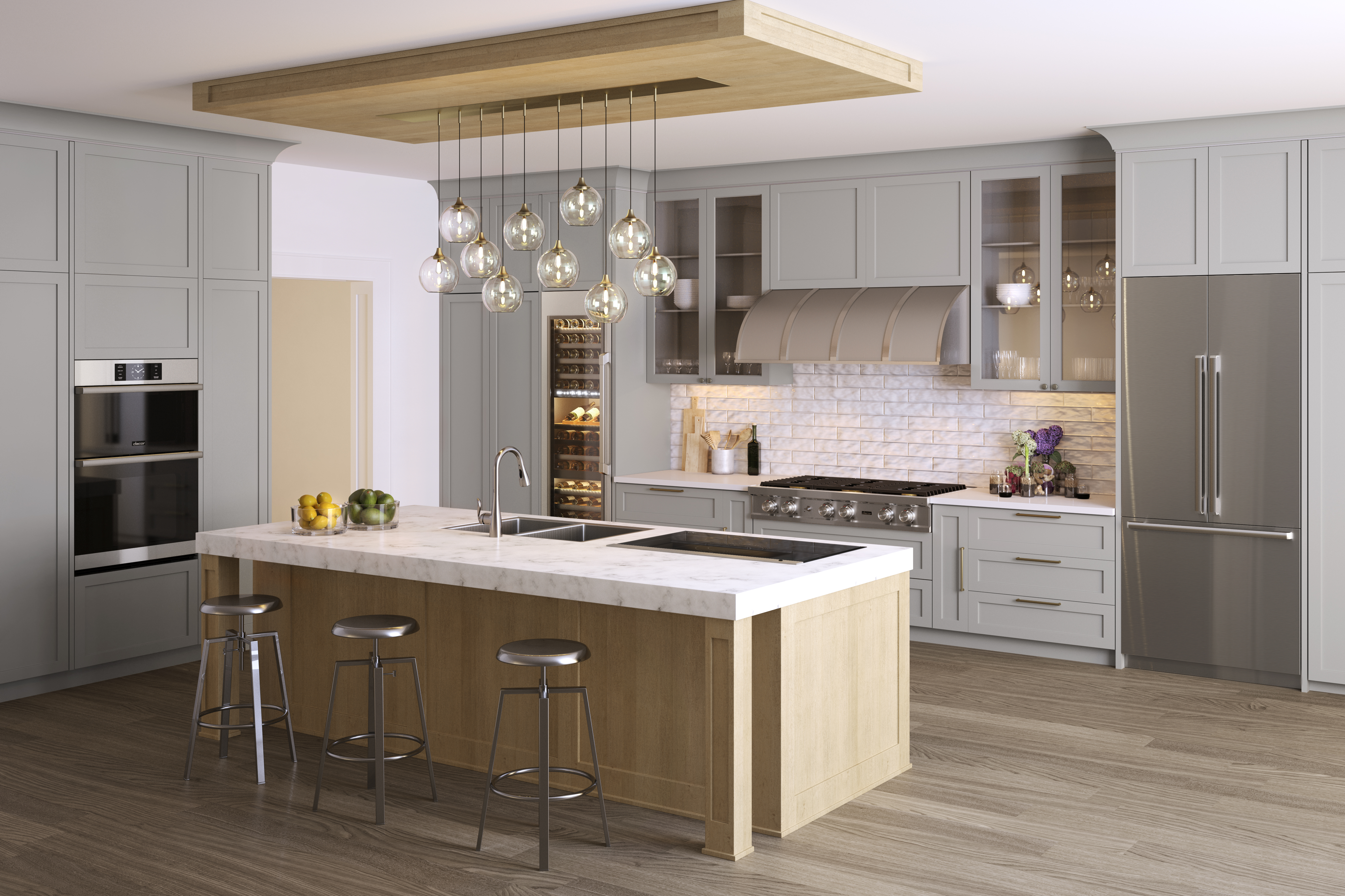 A kitchen featuring Dacor appliances 