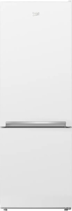 Front view of Beko BFBF2414WH refrigerator 