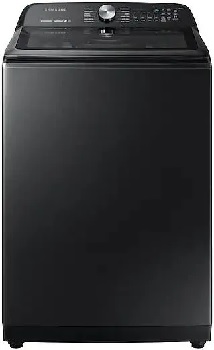 Front view of the Samsung WA50R5400AV top load washer 