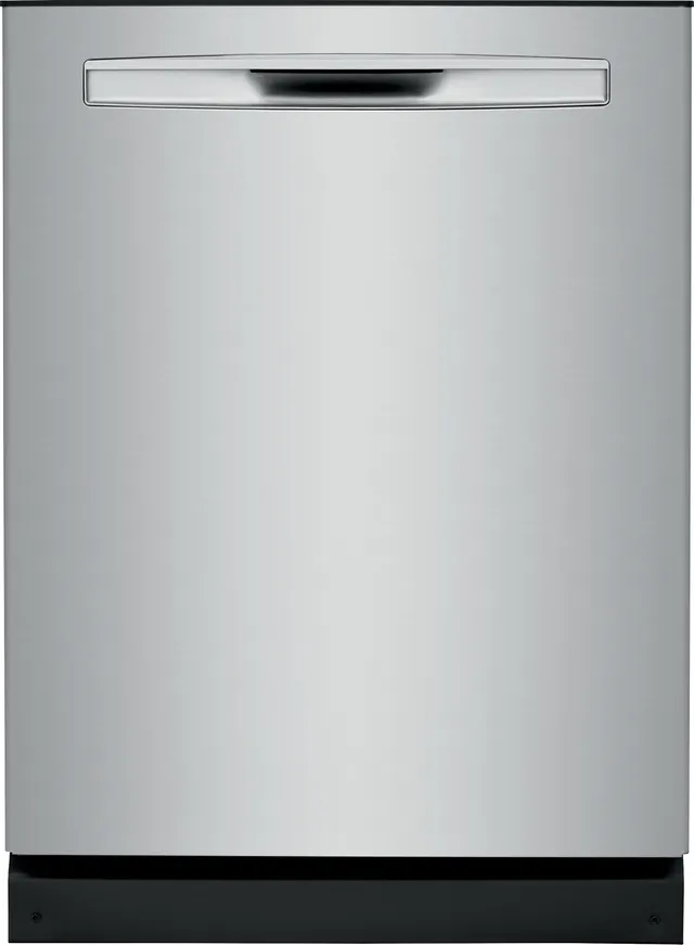 Front view of the Frigidaire Gallery FGIP2468UF dishwasher 