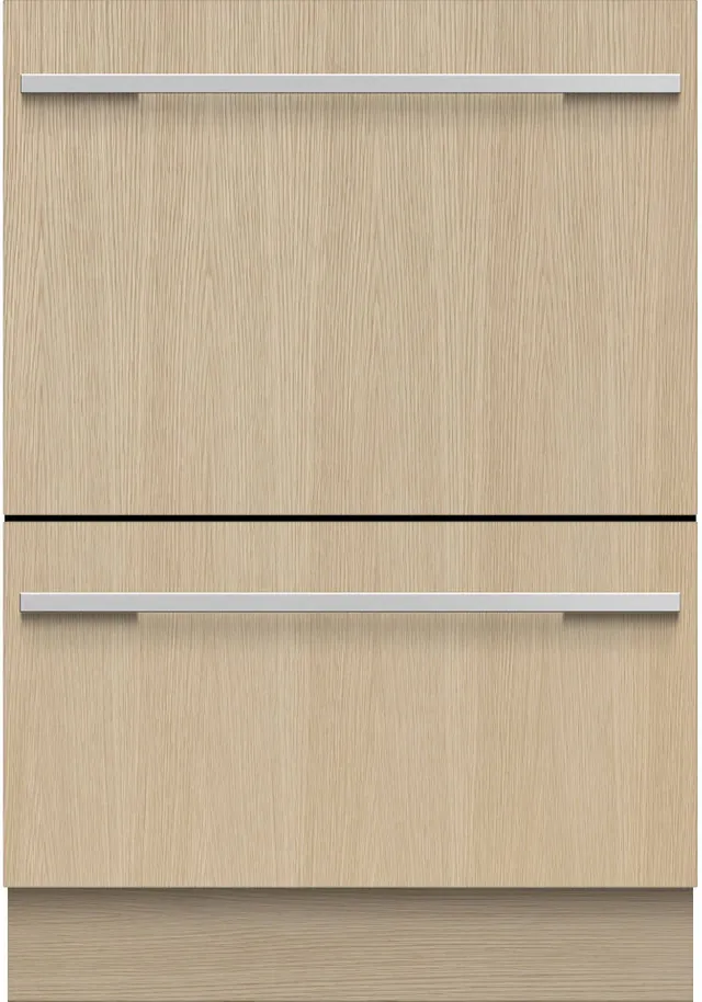 Front view of the Fisher & Paykel Series 9 DD24DTI9 N DishDrawer dishwasher 