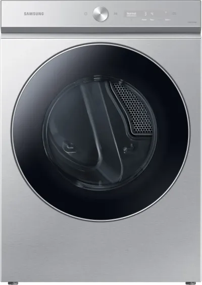 Front view of the Samsung Bespoke DVE53BB8900T dryer 