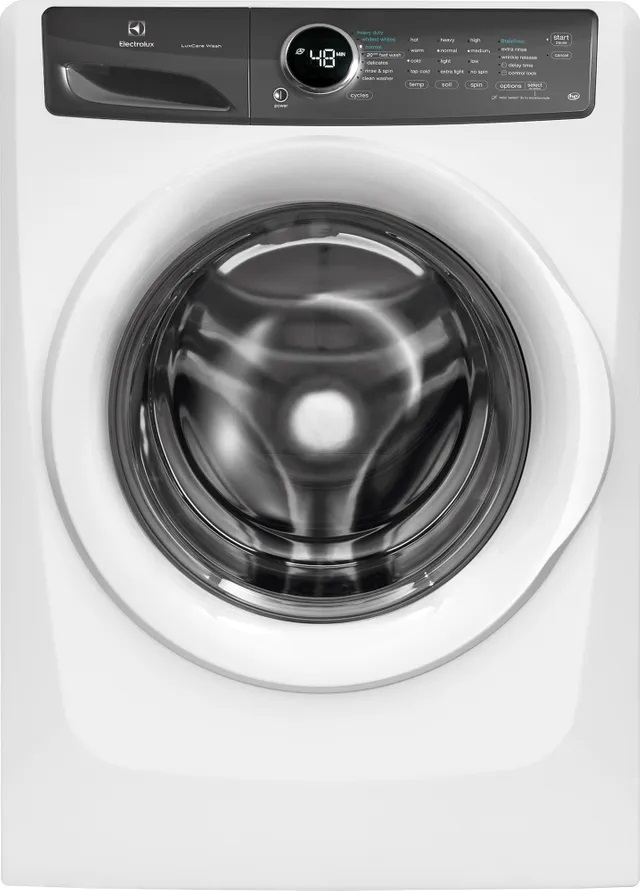 Front view of Electrolux EFLW427UIW front load washer 