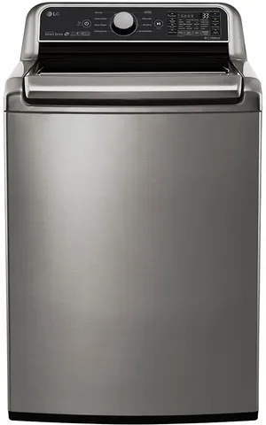 Front view of LG WT7300CV front load washer 