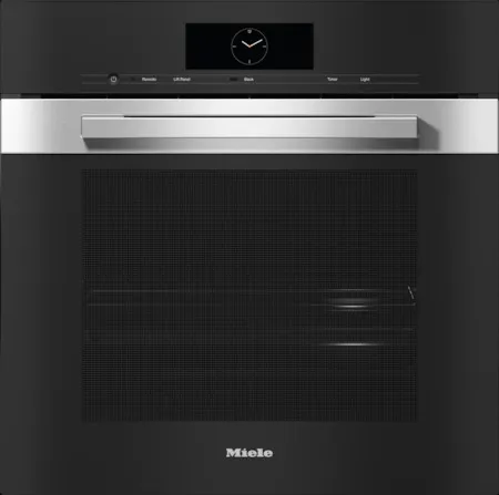 Front view of the Miele DGC 7860 CTS 24” steam oven 