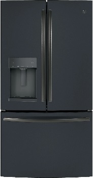 Front view of the GE GFE28GELDS refrigerator 