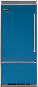 Front view of the Viking VCBB5363ELAB refrigerator 