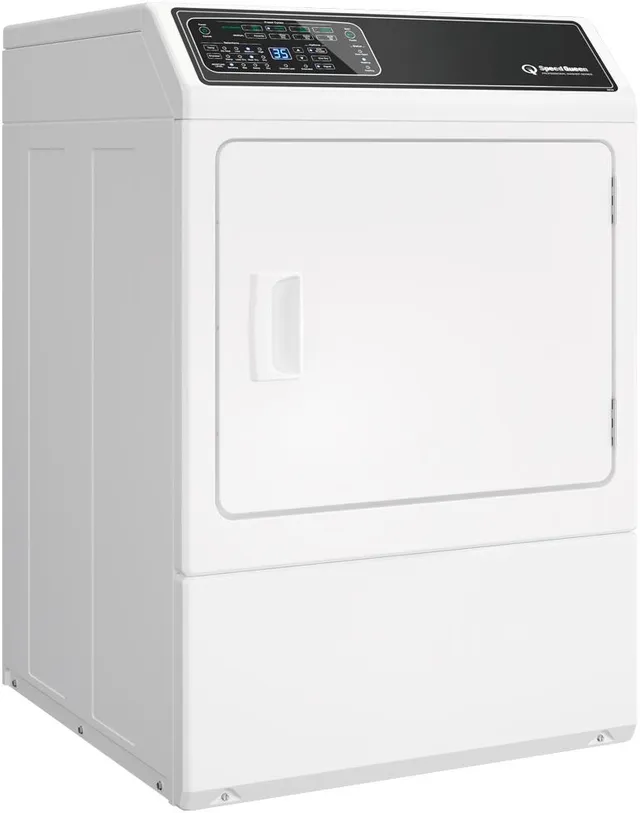 Front view of the Speed Queen dryer 