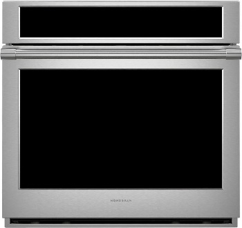 Front view of the Monogram ZTS90DPSNSS oven 