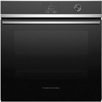 Front view of the Fisher & Paykel Series 11 OS24SDTDX2 oven 