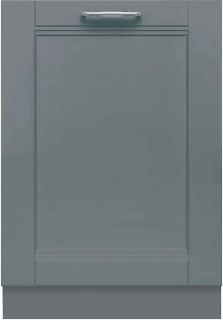 Front view of the Thermador Star Sapphire DWHD770CPR dishwasher 