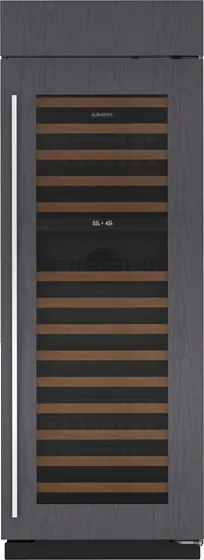Front view of the Sub-Zero Classic Series 30” CL3050W/O/R wine cooler 