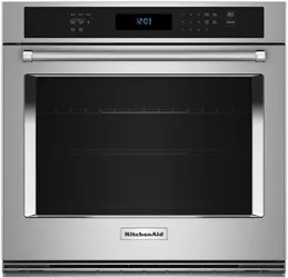 Front view of the KitchenAid KOES530PSS oven 