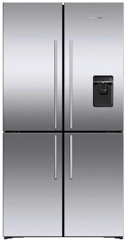 Front view of the Fisher & Paykel RF203QDUVX1 refrigerator 