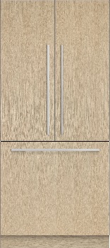 Front view of the Fisher & Paykel RS36A80J1 N refrigerator 