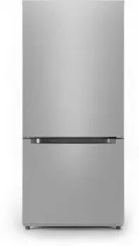 Front view of the Midea MRB19B7AST refrigerator 