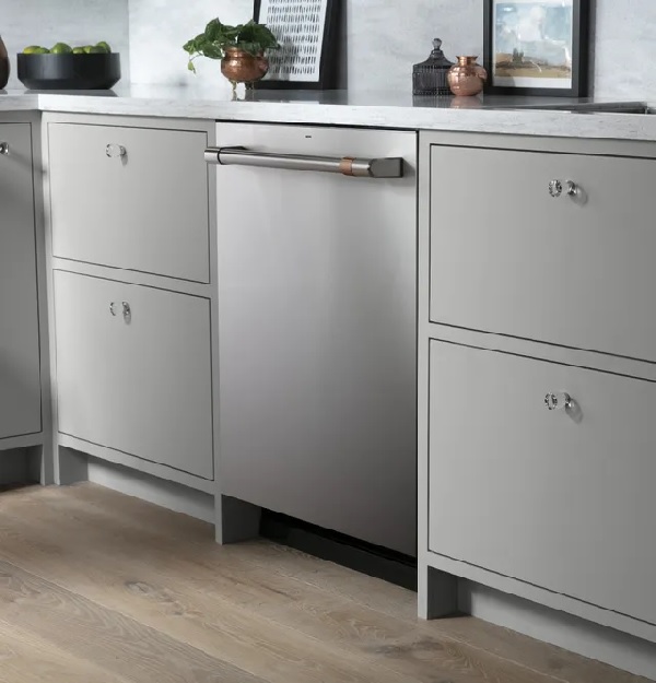 The Café CDT805P2NS1 dishwasher in a kitchen 