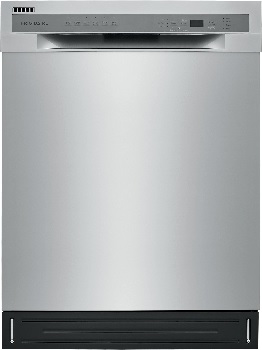 Front view of the Frigidaire FFBD2420US dishwasher 