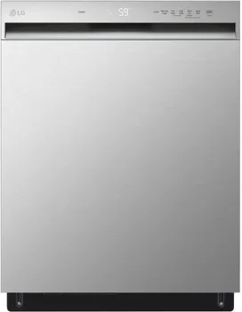 Front view of the LG LDFN3432T dishwasher 