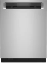 Front view of the KitchenAid KDPM704KPS dishwasher