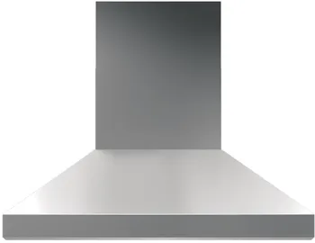 Front view of the Zephyr Titan collection range hood 