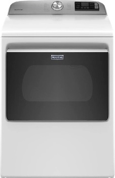 Front view of the Maytag MED6230HW dryer 
