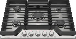 Front view of the Frigidaire Gallery GCCG3048AS cooktop 