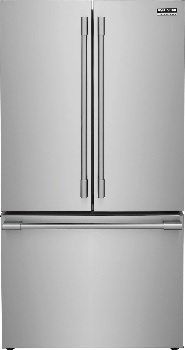 Front view of the Frigidaire Professional PRFG2383AF French door refrigerator 