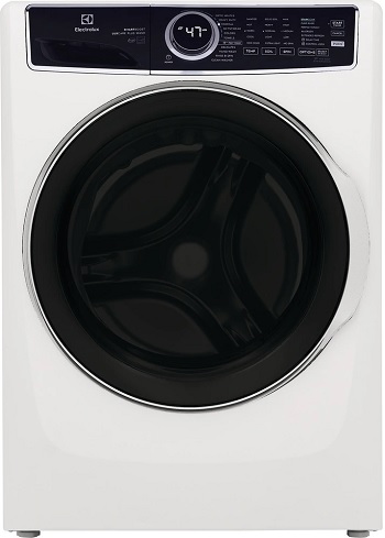 Front view of the Electrolux ELFW7637AW front load washer 
