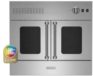 Front view of the BlueStar BWO36AGSV2LCPLT oven 