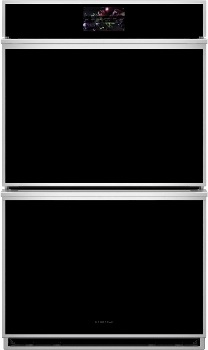 Front view of the Monogram ZTD90DSSNSS double oven 
