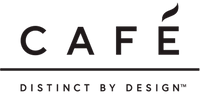 The GE Café logo with the brand slogan