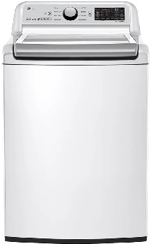 Front view of the LG WT7300CW washer