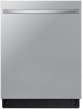 Front view of the Samsung DW80CG5451SR dishwasher 