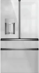 Front view of the Cafe CXE22DM5PS5 refrigerator 